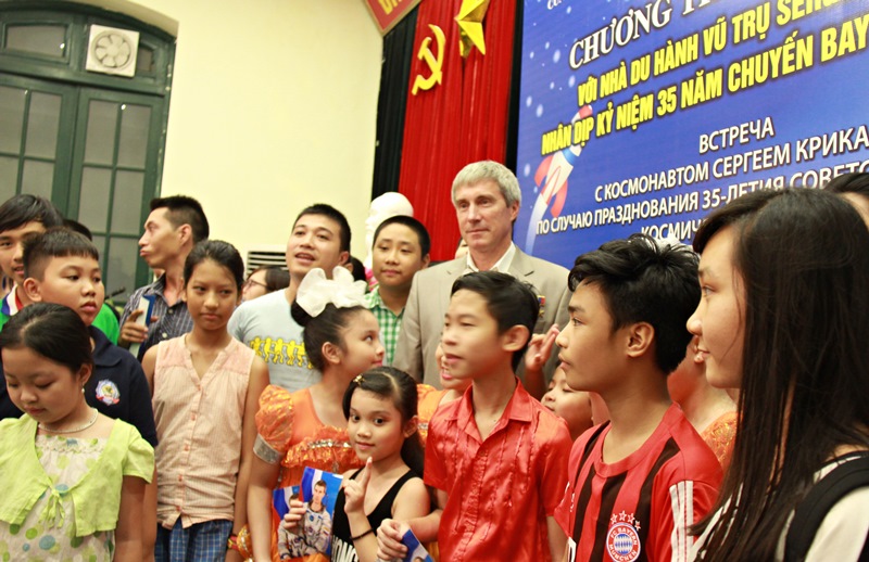 В РЦНК состоялась встреча с космонавтом Сергеем Крикалёвым